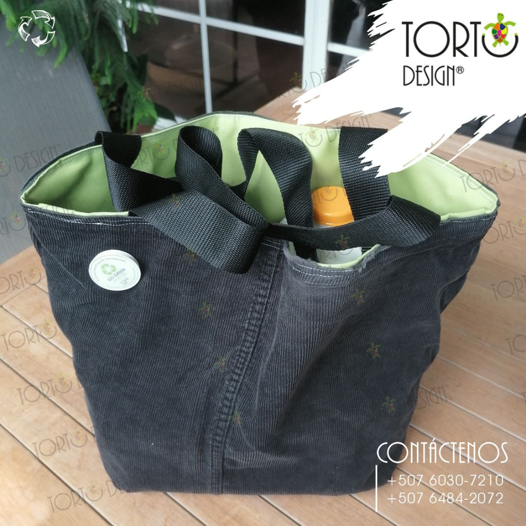 Bolso textil rescatado Tortu Design 1