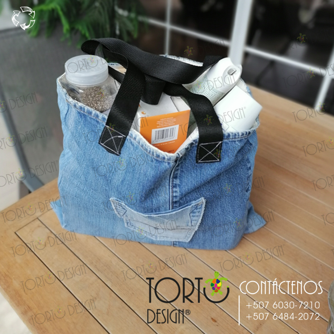 Bolso textil rescatado Tortu Design 5